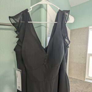 Azazie Rumi Black  Size A20